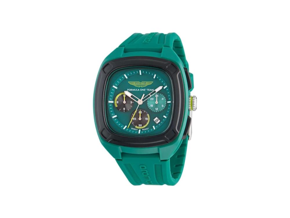 Aston Martin F1 Team Quartz Uhr, Grün, 44 mm, Chronograph, MTFO1F501