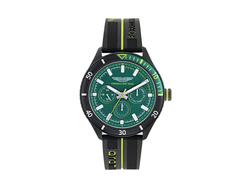 Aston Martin PIT W F1 Team Quartz Uhr, Grün, 46 mm, Chronograph, MTFP1F503