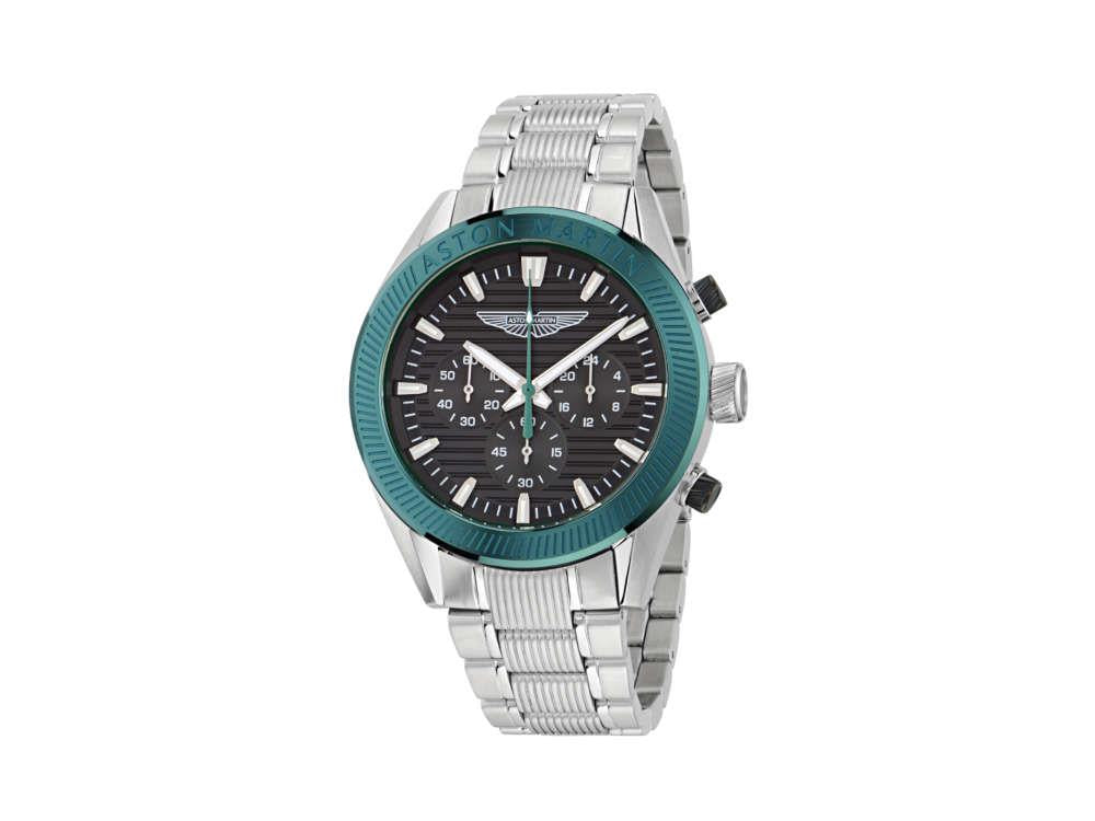 Aston Martin Icon BST Quartz Uhr, Schwarz, 45 mm, Chronograph, MTIB1F501