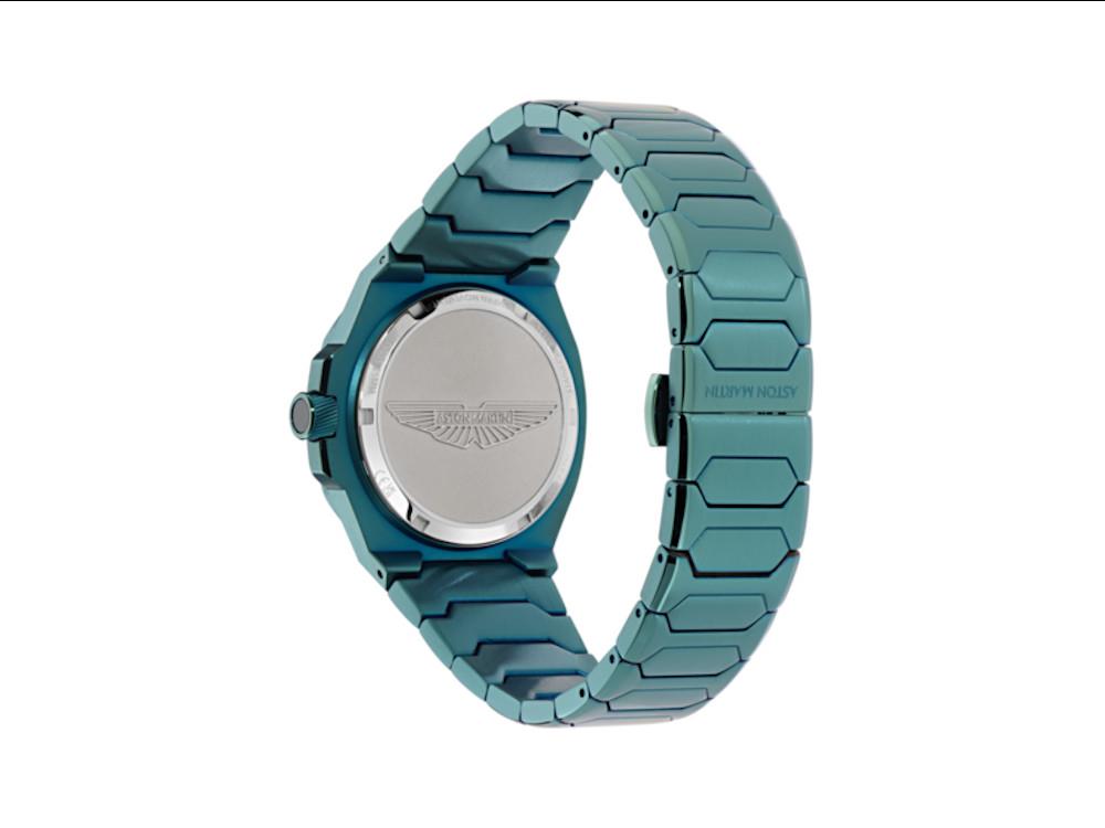 Aston Martin Icon GPQ  Quartz Uhr, Recycelter Stahl, Schwarz, 42 mm, MTIG2S606