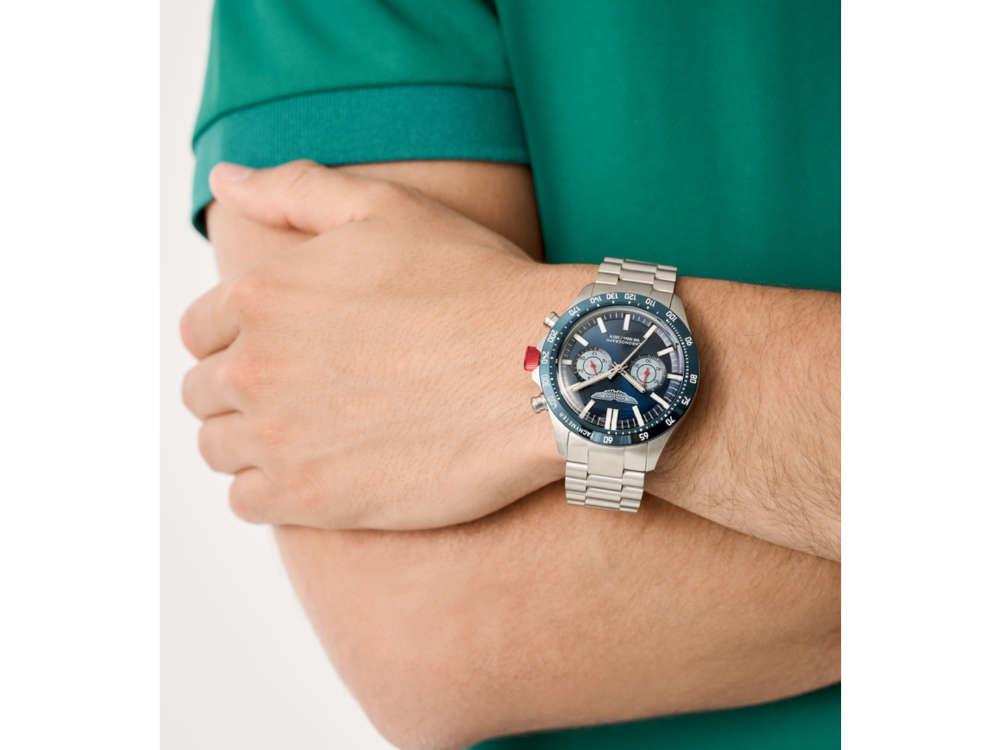 Aston Martin Icon SPT Quartz Uhr, Schwarz, 44 mm, Chronograph, MTIS1F501