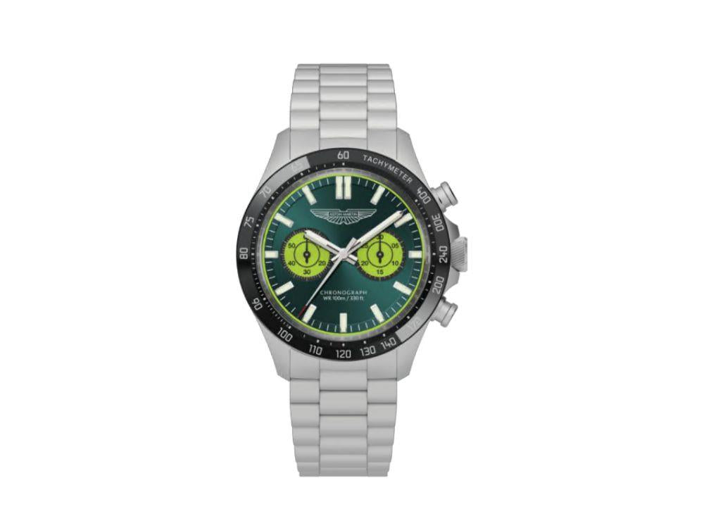 Aston Martin Icon SPT Chrono Quartz Uhr, Grün, 44 mm, MTIS1F502