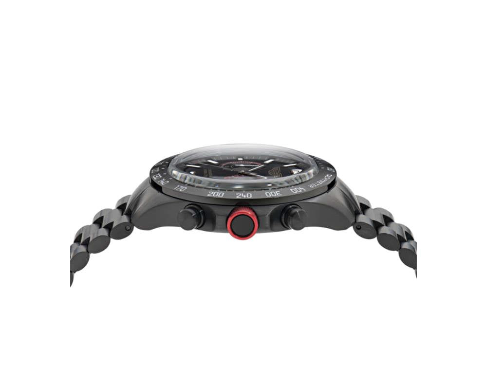 Aston Martin Icon SPT Quartz Uhr, Schwarz, 44 mm, Chronograph, MTIS1F504