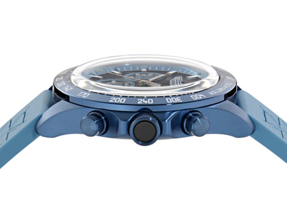 Aston Martin Icon SPT Quartz Uhr, Schwarz, 44 mm, Chronograph, MTIS2S604