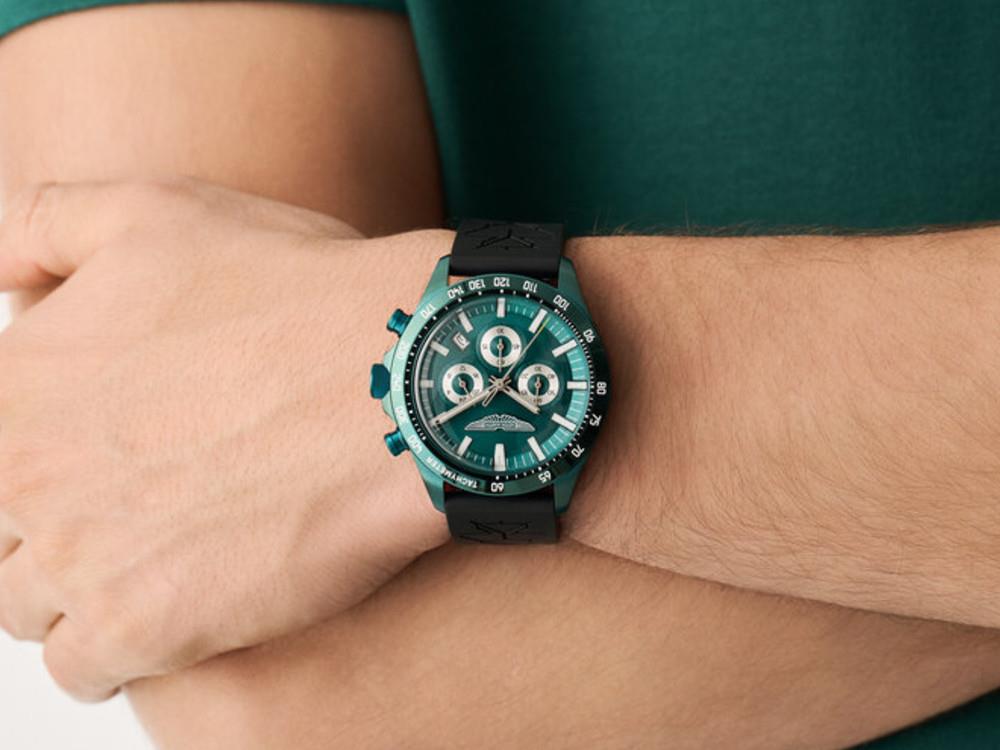 Aston Martin Icon SPT Quartz Uhr, Grün, 44 mm, Chronograph, MTIS2S605