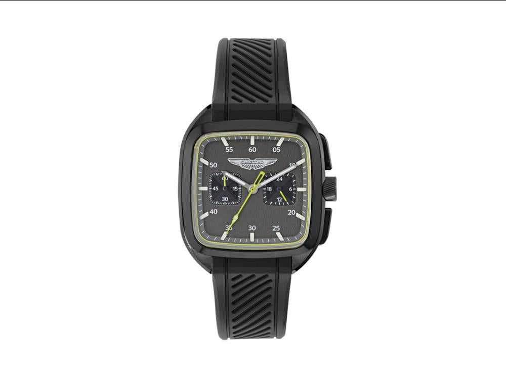 Aston Martin Icon ULT Quartz Uhr, Recycelter Stahl, Schwarz, 40 mm, MTIU1S605