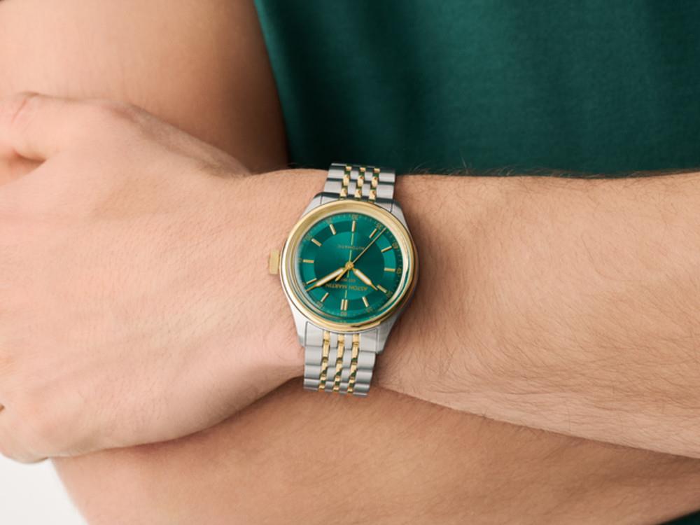 Aston Martin Timeless TS1 Automatik Uhr, Grün, 39 mm, MTTS1S601