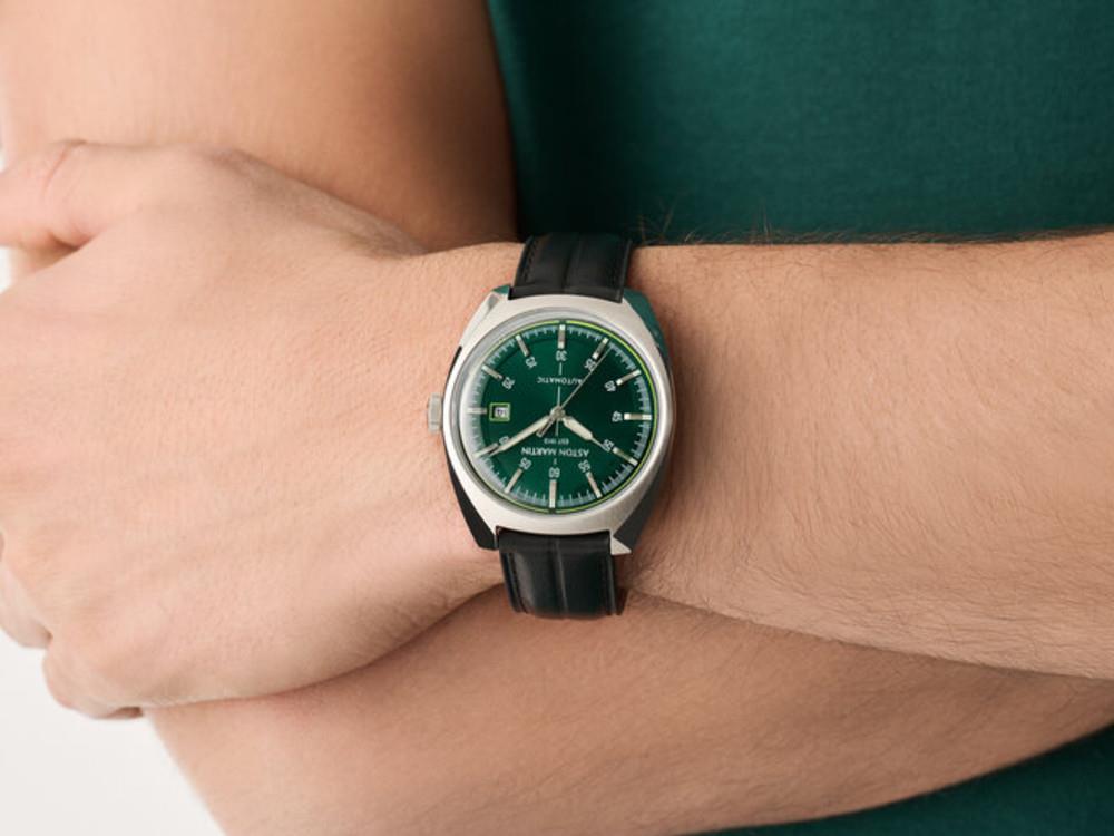 Aston Martin Timeless TS2  Automatik Uhr, Grün, 41 mm, MTTS2S603