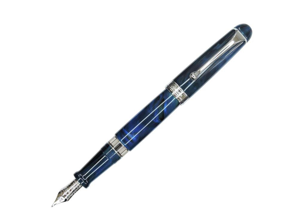 Aurora 88 Boreale Füllfederhalter, Blau, Limitierte Edition, 888-AUB