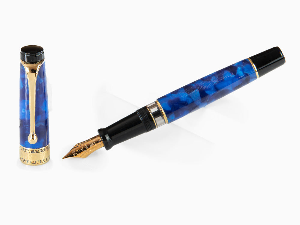 Aurora Optima Füllfederhalter, Auroloide, Blau, Vergoldet, 996B