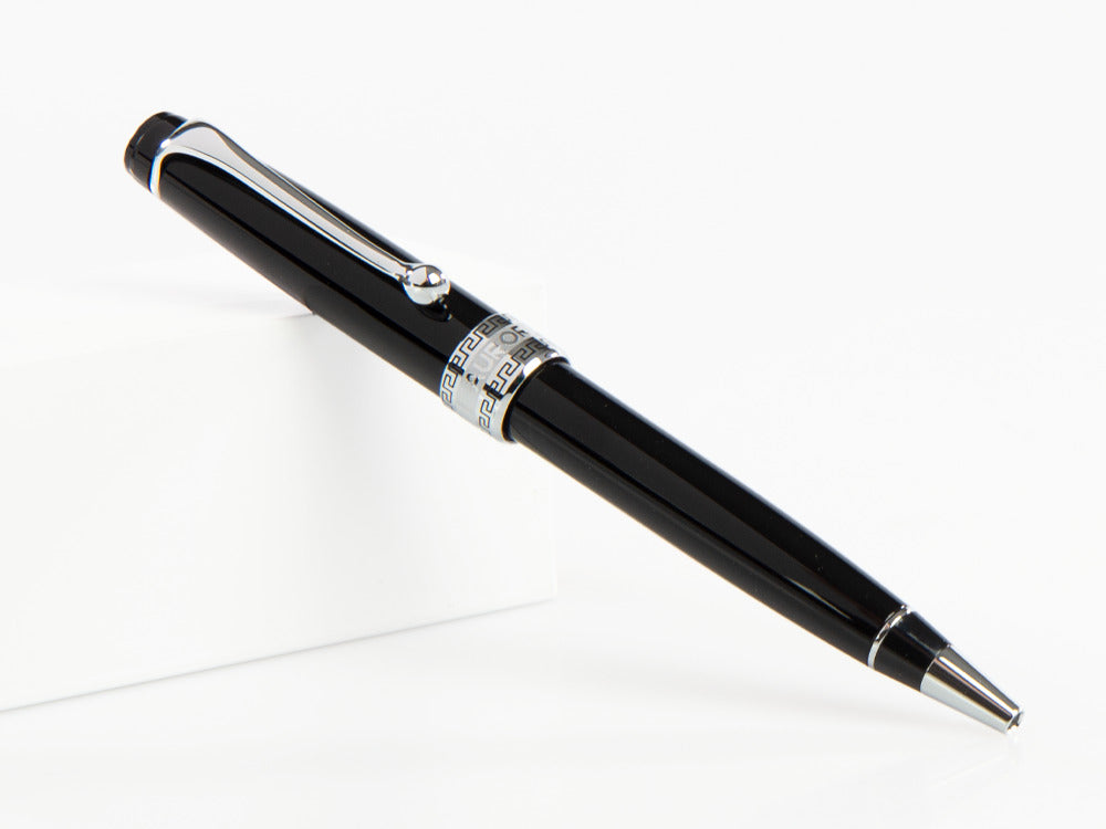 Aurora Optima Kugelschreiber, Edelharz, Verchromte Akzente, 998-CN