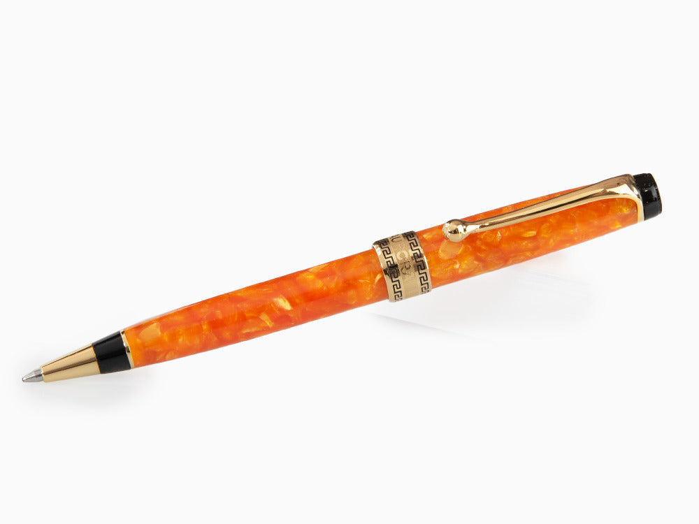 Aurora Optima 2020 Arancio Kugelschreiber, Auroloide, Orange, Vergoldet, 998-OR