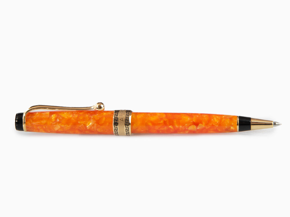 Aurora Optima 2020 Arancio Kugelschreiber, Auroloide, Orange, Vergoldet, 998-OR