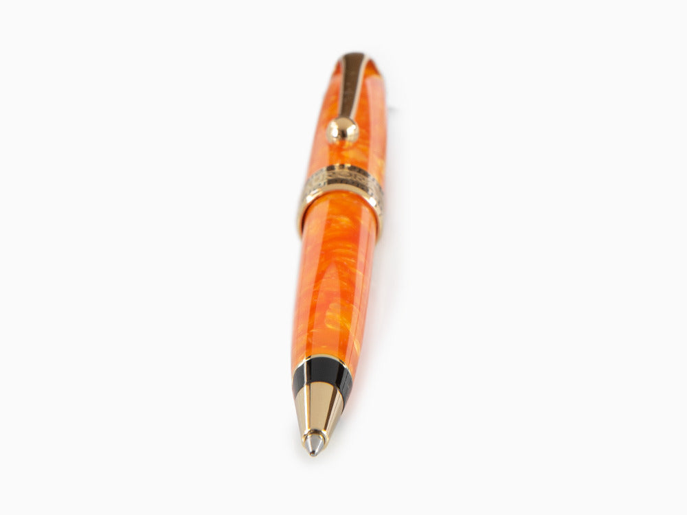 Aurora Optima 2020 Arancio Kugelschreiber, Auroloide, Orange, Vergoldet, 998-OR