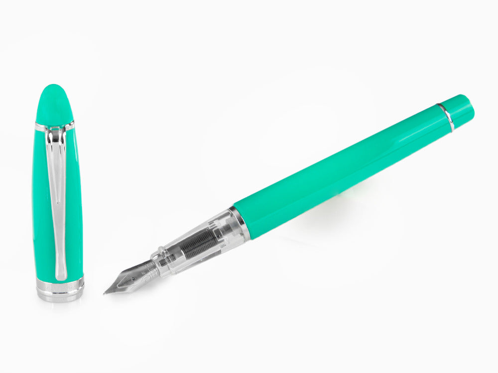 Aurora Ipsilon Demo Colors INTUITIVO Füllfederhalter, Blau, B09-CVS