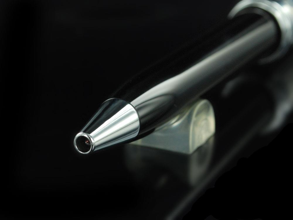 Kugelschreiber Aurora Ipsilon - Silber.925 & Schwarzes Edelharz- B34CN