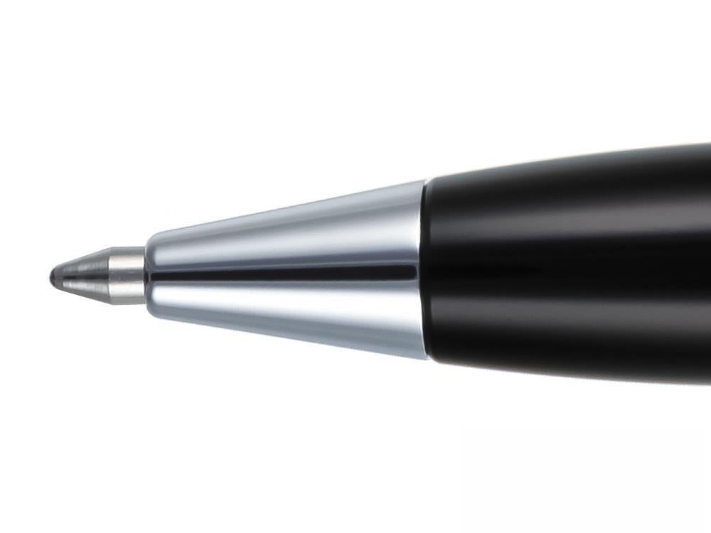 Aurora Ipsilon Kugelschreiber, Edelharz, Verchromte Akzente, Schwarz, B34CQN