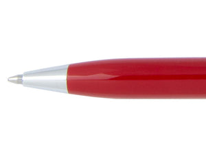 Kugelschreiber Aurora Ipsilon Silber.925 & Rotes Edelharz - B34CR