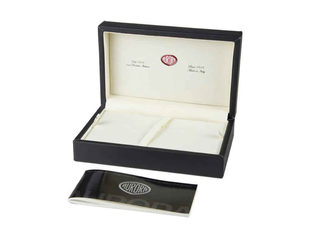 Aurora Talentum Füllfederhalter Big, Verchromte Akzente, Schwarz, D11C