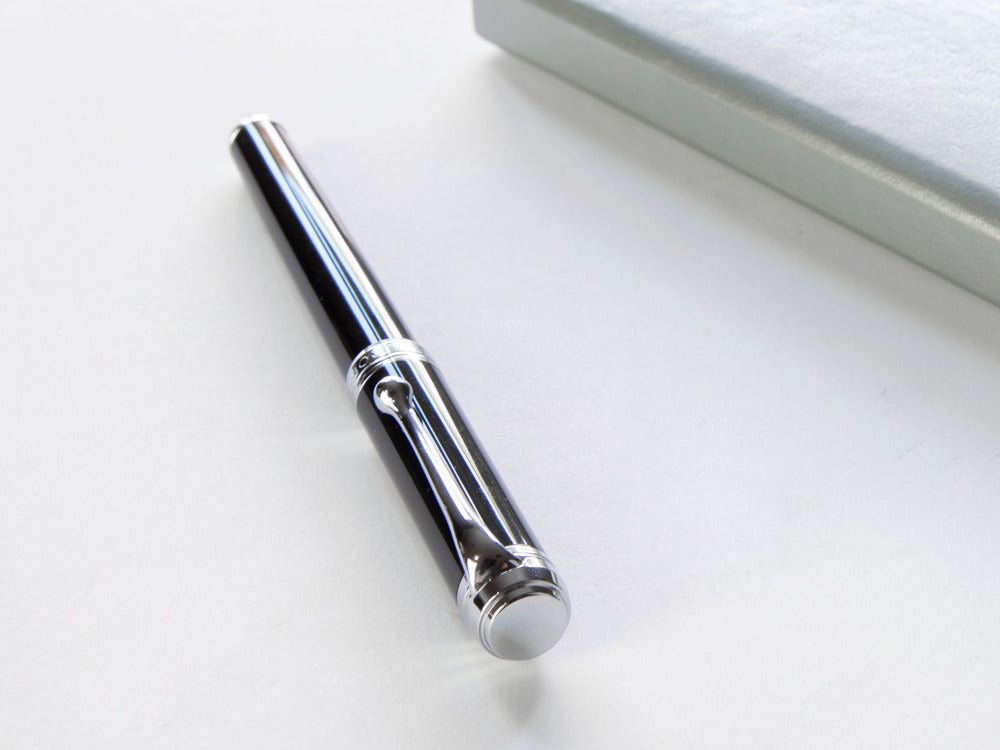 Füllfederhalter Aurora Talentum Finesse - Schwarzes Edelharz  - D13N