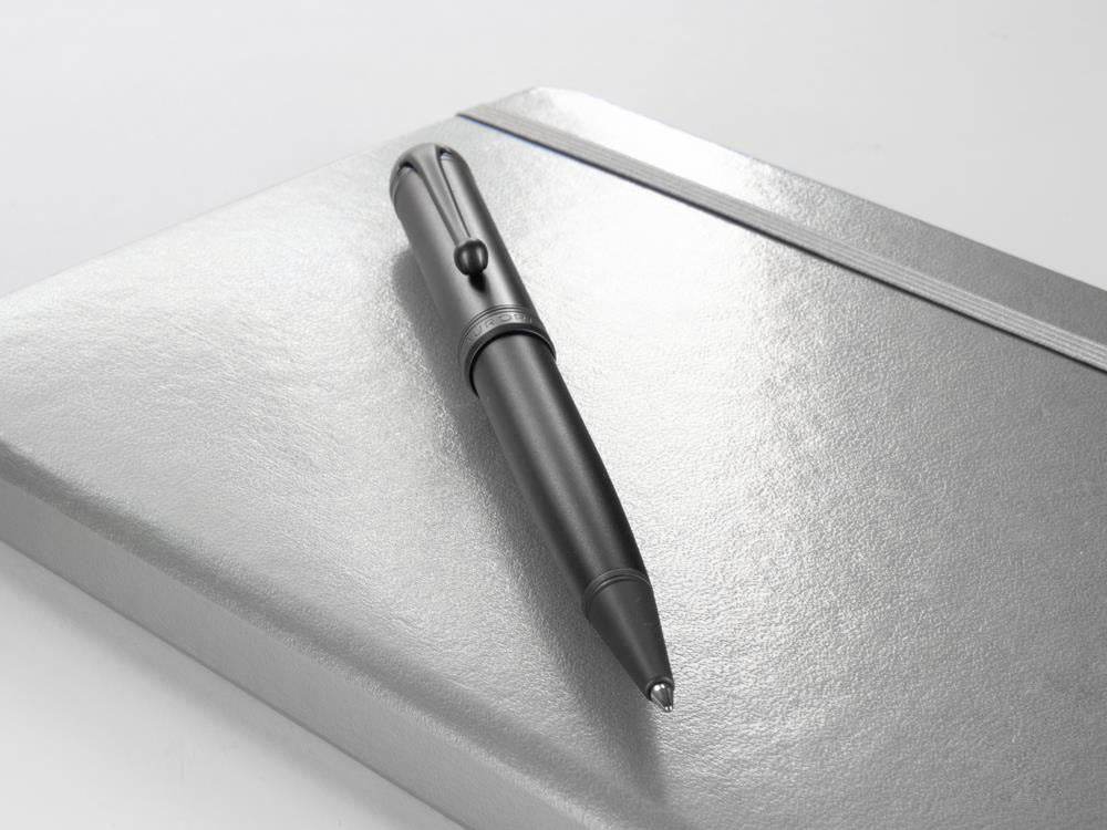 Aurora Talentum Full Metal Black Kugelschreiber, Edelharz, Schwarz, D30-CRN