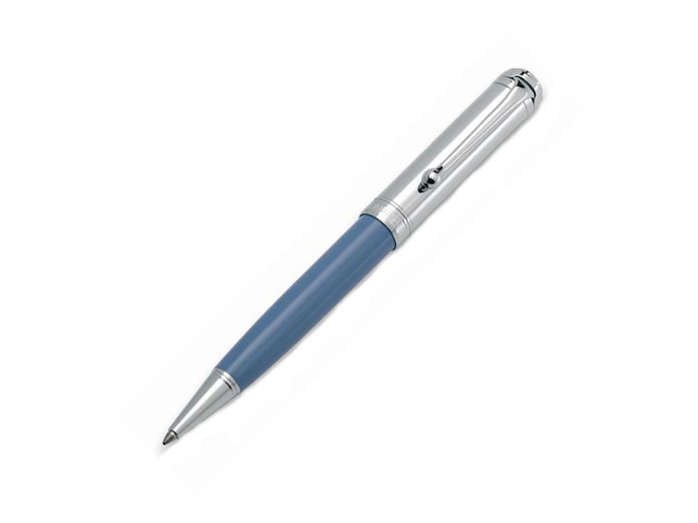 Kugelschreiber Aurora Talentum-Verchromte Kappe & Blaues Edelharz- D31CA