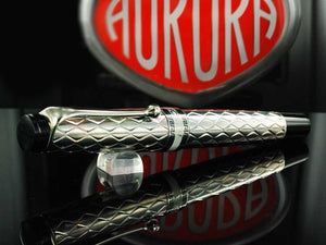 Aurora Riflessi Roller - Kappe und Schaft aus Silber .925 - G71