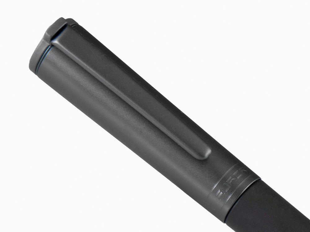 Aurora TU Full Metal Black Füllfederhalter, Ruthenium, Schwarz, T10-CRN