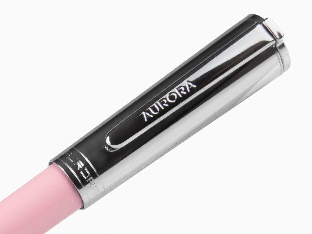 Aurora TU Kugelschreiber, Edelharz, Verchromte Akzente, Rosa, T31CP