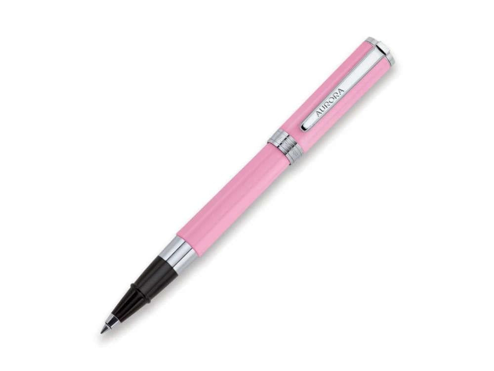 Aurora TU Roller, Edelharz, Verchromte Akzente, Rosa, T71P