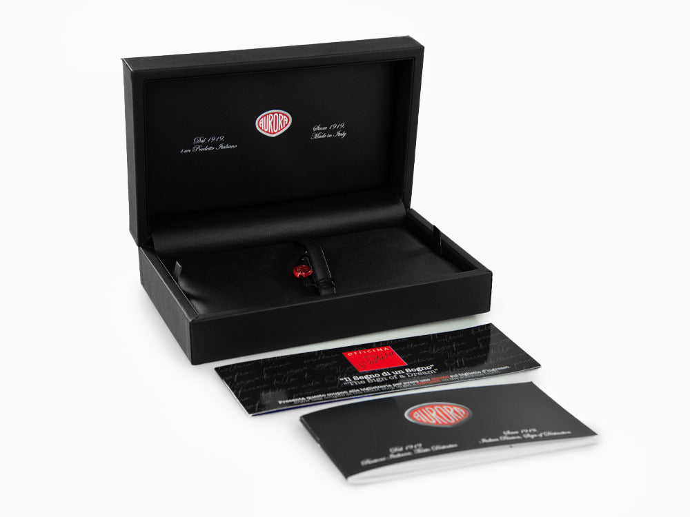 Aurora Talentum Big Füllfederhalter, Edelharz, Chrom, Gelb, d11cy