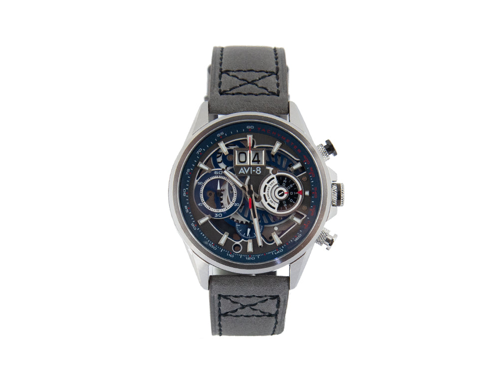 AVI-8 Hawker Harrier II Matador Quartz Uhr, Blau, 45 mm, AV-4065-04