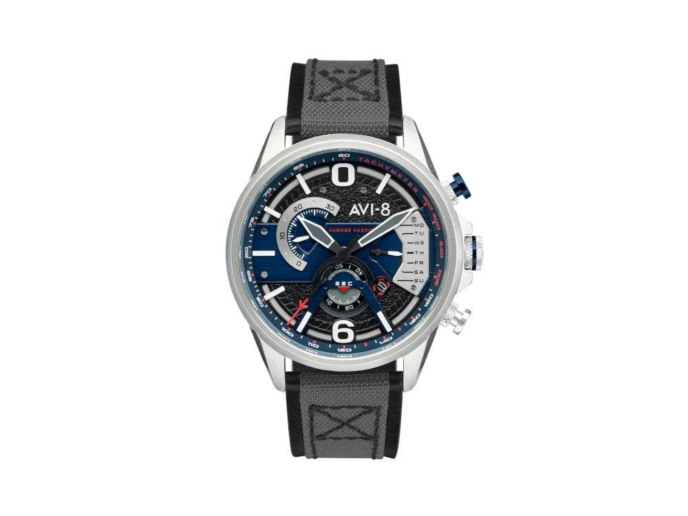 AVI-8 Hawker Harrier II Quartz Uhr, Blau, 43 mm, AV-4056-04