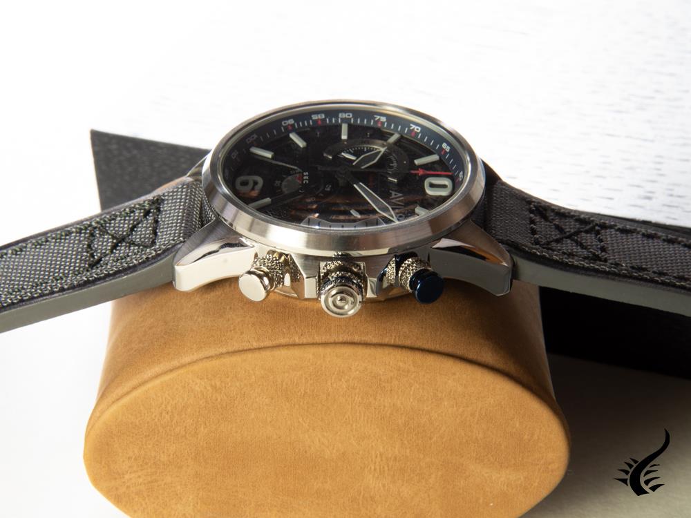 AVI-8 Hawker Harrier II Quartz Uhr, Blau, 43 mm, AV-4056-04