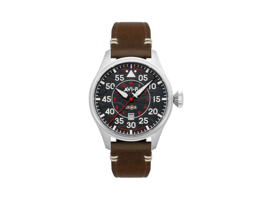 AVI-8 Hawker Hurricane Clowes Wittering Automatik Uhr, Schwarz, 46mm, AV-4097-01