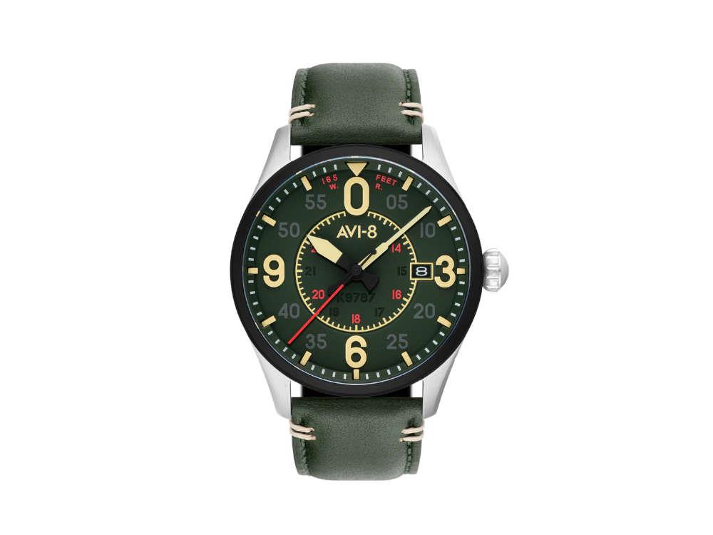 AVI-8 Spitfire Smith Reading Automatik Uhr, Grün, 42 mm, AV-4090-03