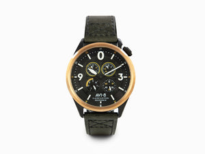 AVI-8 Lancaster Bomber Sugar´s Blue Cocktip Calendar Quartz Uhr, AV-4050-05