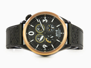 AVI-8 Lancaster Bomber Sugar´s Blue Cocktip Calendar Quartz Uhr, AV-4050-05