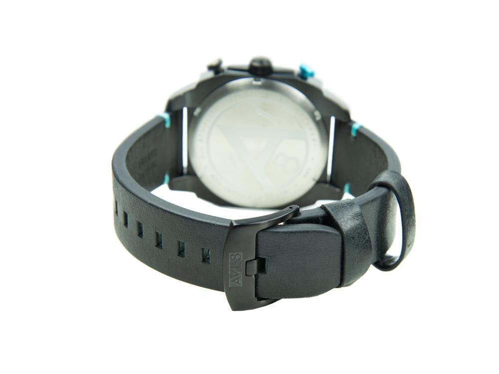 AVI-8 Hawker Hunter Retrograde Edition Quartz Uhr, Schwarz, 45 mm, AV-4052-05