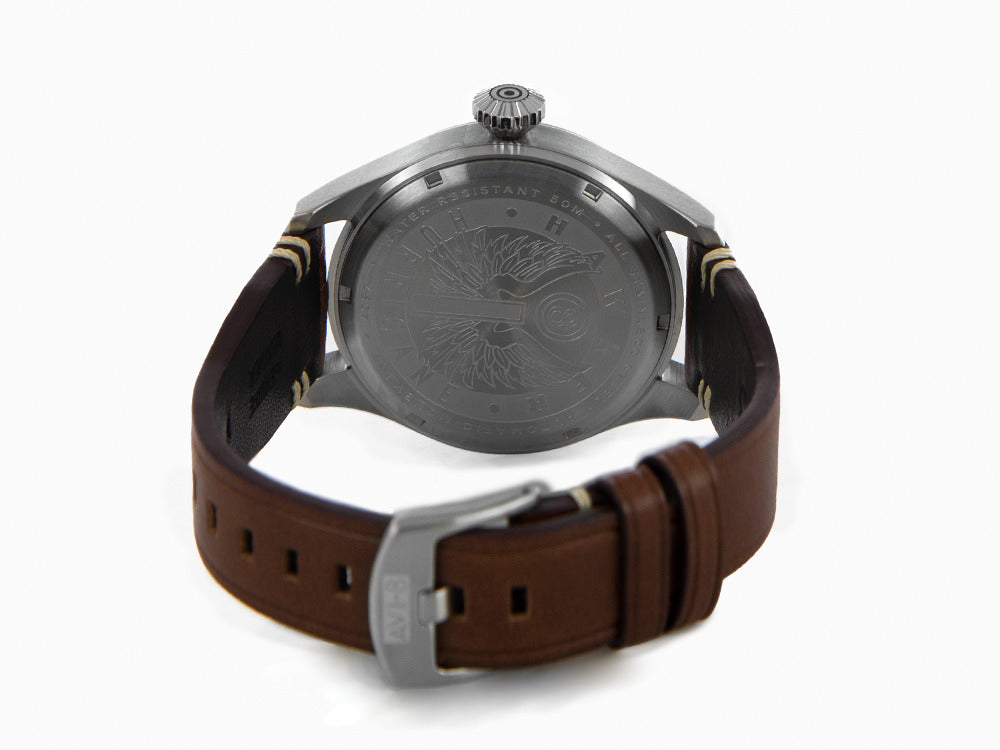 AVI-8 Hawker Hurricane Clowes Wittering Automatik Uhr, Schwarz, 46mm, AV-4097-01