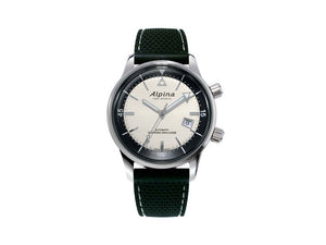 Alpina Seastrong Diver 300 Heritage Automatik Uhr, Weiss, 42 mm, 30 atm, Tag