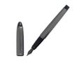Aurora Ipsilon Full Metal Black Füllfederhalter, Ruthenium, B16-RQ - Nib M