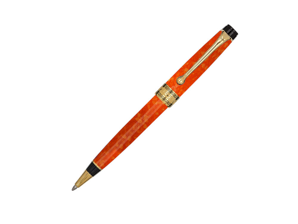 Aurora Optima 2020 Arancio Kugelschreiber, Auroloide, Orange, Vergoldet, 998-OR