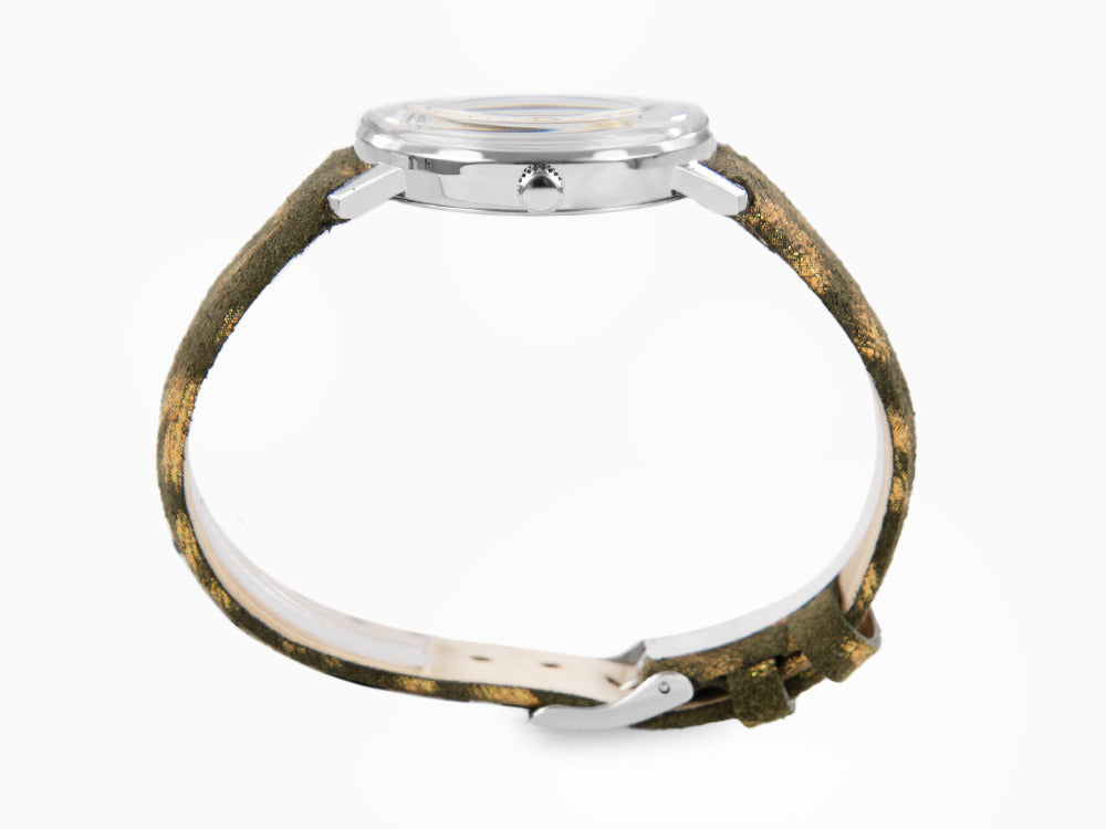 Bauhaus Quartz Uhr, Weiss, 36 mm, 2037-1