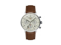 Bauhaus Solar Chronograph Quartz Uhr, Beige, 41 mm, Tag, 2086-5