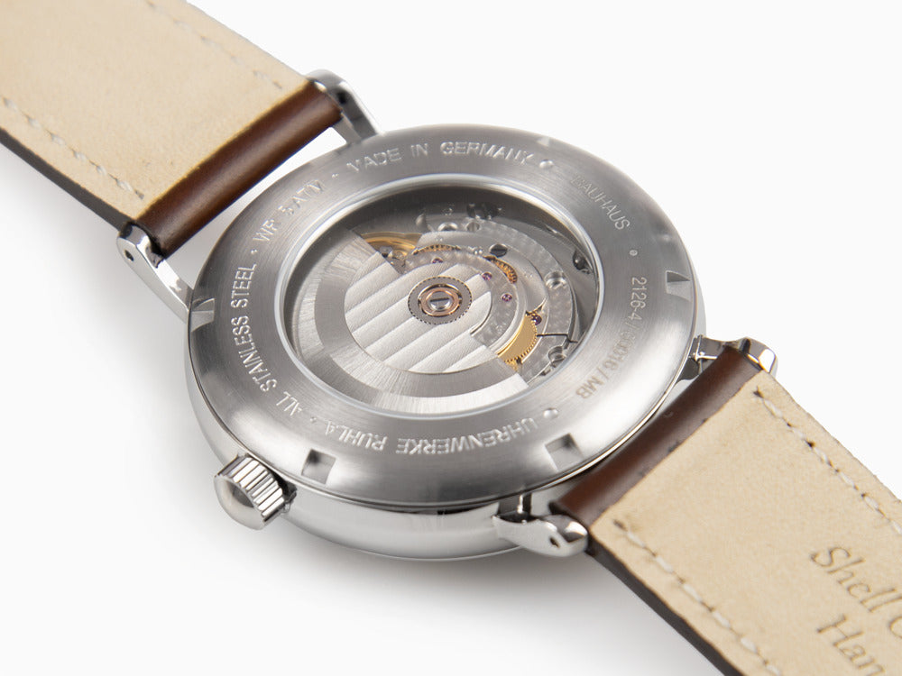 Bauhaus Automatik Uhr, Grün, 41 mm, Tag, 2126-4