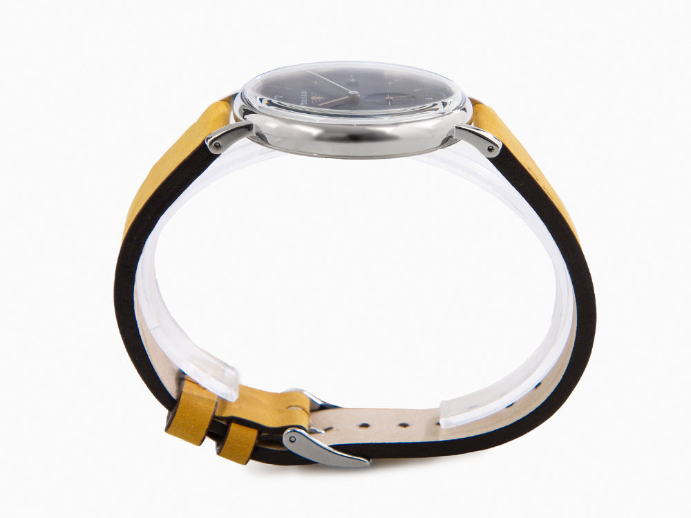 Bauhaus Quartz Uhr, Blau, 41 mm, Tag, 2130-3