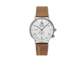 Bauhaus Classic DualQuartz Uhr, Weiss, 41 mm, 2144-1