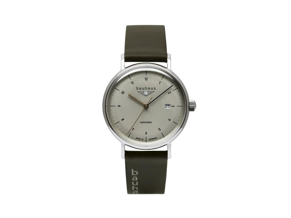 Bauhaus Automatik Uhr, Beige, 41 mm, Tag, 2152-1