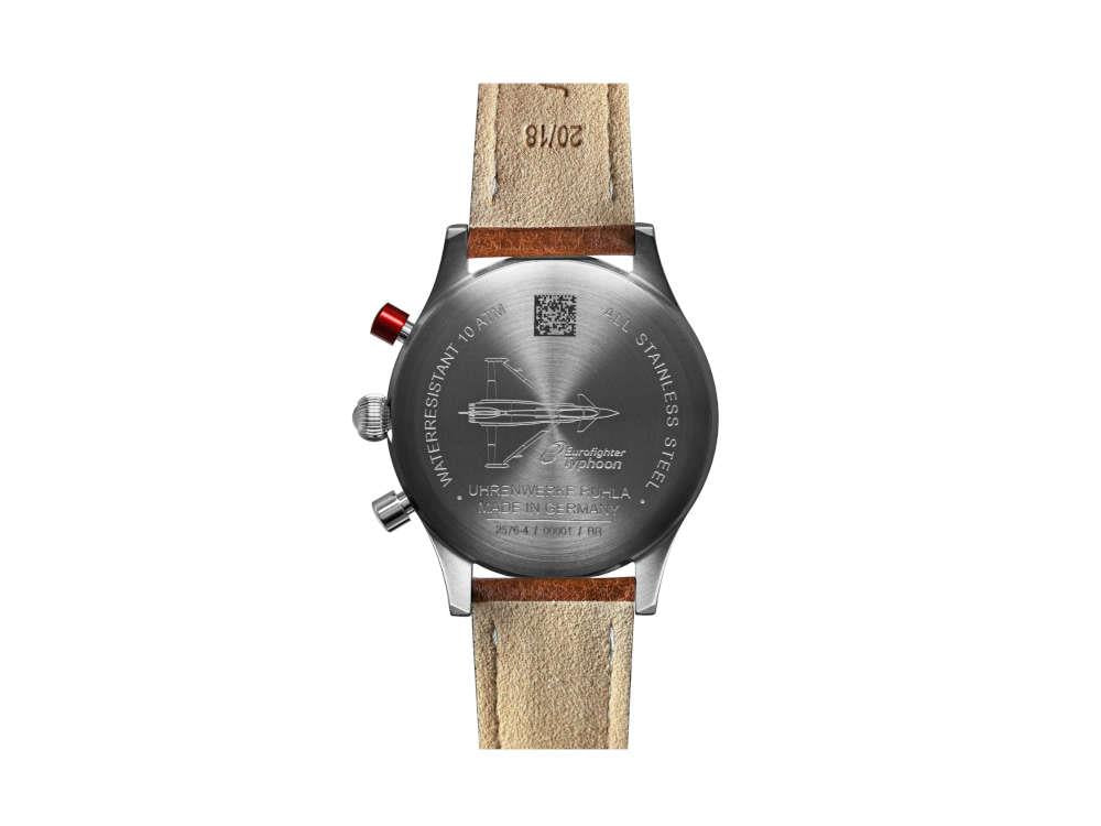 Bauhaus Aviation Quartz Uhr, Grün, 41 mm, Chronograph, Tag, 2576-4